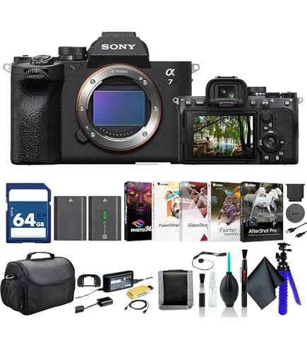 Amazon.com : Sony a7 IV Mirrorless Camera ILCE-7M4/B, 64GB Memory